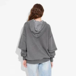 Women's Layered Sleeve Hooded Sweatshirt - Wild Fable™ -Herday Fashion GUEST a4bf9e24 01d9 4652 b2aa a6078be54ee1