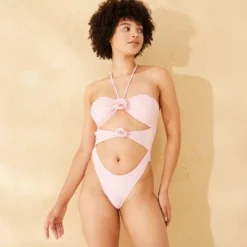 Women's Removable Rosette Extra High Leg Extra Cheeky One Piece Swimsuit - Wild Fable™ -Herday Fashion GUEST a5ffb033 e415 4c74 8032 4a9137d21ed0