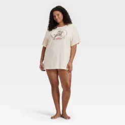 Women's Graphic Oversized T-Shirt Sleep Dress - Wild Fable™ -Herday Fashion GUEST abb2cc73 0ed3 4d45 acdf 68ccabc7d4c0
