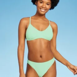 Women's Scoop Neck Crisscross Bralette Bikini Top - Wild Fable™ -Herday Fashion GUEST ae2fa305 07a1 4b44 8501 2f79f0ae7274