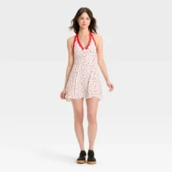 Women's Lace Trim Mini A-Line Dress - Wild Fable™ -Herday Fashion GUEST ae745bc1 2240 49a8 8914 f009d9f86cfd