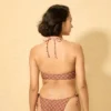 Women's Geo Print Reversible Tie-Front Triangle Bikini Top - Wild Fable™ Brown -Herday Fashion GUEST af5acd82 f674 4462 af8c e6b24cdeb768