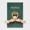 Loop With Rose Embellishment Claw Hair Clip - Wild Fable™ Gold