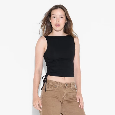 Women's Side-Tie Tank Top - Wild Fable™ 3 Women's Side-Tie Tank Top - Wild Fable™