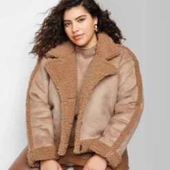 Women's Faux Shearling Jacket - Wild Fable™ 10 Women's Faux Shearling Jacket - Wild Fable™ -Herday Fashion GUEST b4a14fe5 b674 4b20 9e0a f8cd8a91271c