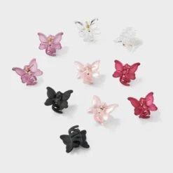 Butterfly Claw Hair Clip Set 10pc - Wild Fable™ Red/Light Pink/Black 7 Butterfly Claw Hair Clip Set 10pc - Wild Fable™ Red/Light Pink/Black -Herday Fashion GUEST b521e7f9 481d 4bf7 9d0f ae1e9565c7e6