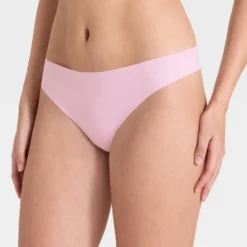 Women's 3pk Invisible Edge Thong Underwear - Wild Fable™