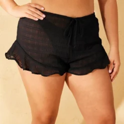 Women's Textured Chiffon Ruffle Hem Cover Up Shorts - Wild Fable™ 8 Women's Textured Chiffon Ruffle Hem Cover Up Shorts - Wild Fable™ -Herday Fashion GUEST b5e10dda 44af 4651 b6c1 1e1dd2c485cf