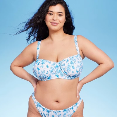 Women's Corset Longline Bikini Top - Wild Fable™ Cream 11 Women's Corset Longline Bikini Top - Wild Fable™ Cream - Image 9