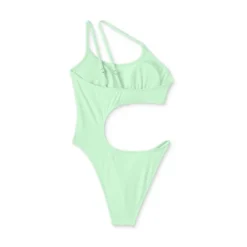 Women's One Shoulder Cut Out One Piece Swimsuit - Wild Fable™ Light Green 12 Women's One Shoulder Cut Out One Piece Swimsuit - Wild Fable™ Light Green -Herday Fashion GUEST badda697 47bc 4521 bc2a be487ee3d377
