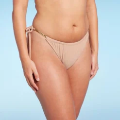 Women's Chain Detail Side-Tie Adjustable Coverage Bikini Bottom - Wild Fable™ Brown 11 Women's Chain Detail Side-Tie Adjustable Coverage Bikini Bottom - Wild Fable™ Brown -Herday Fashion GUEST bd183825 160d 4020 9a34 258462e54e57