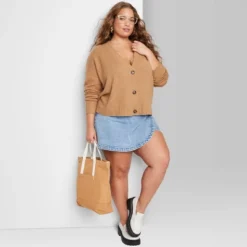Women's Slouchy Button-Front Cardigan - Wild Fable™ -Herday Fashion GUEST bf48b1cb 0a72 4896 957f 7c851cd47ee3