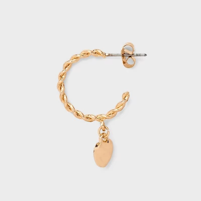 Flower Bow And Heart Earring Set 30pc - Wild Fable™ Gold 4 Flower Bow And Heart Earring Set 30pc - Wild Fable™ Gold - Image 2