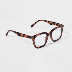 Women's Plastic Square Sunglasses - Wild Fable™ Brown: UV Protection, Blue Light Filtering