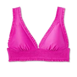 Women's Smocked Detail Longline Bikini Top - Wild Fable™ Purple -Herday Fashion GUEST c419b826 f91b 4384 ae1b 1244ec614f5f