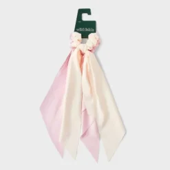 Long Tail Hair Twister Set 2pc - Wild Fable™ Pink/Cream