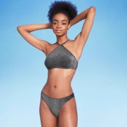 Women's High Leg Cheeky Bikini Bottom - Wild Fable™ Black Lurex 11 Women's High Leg Cheeky Bikini Bottom - Wild Fable™ Black Lurex -Herday Fashion GUEST c771e1f5 0454 410e 94e4 d03c5b0f8f7a