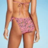 Women's Side-Tie Cheeky Bikini Bottom - Wild Fable™ Pink Floral Print -Herday Fashion GUEST ca05d489 8cbf 402a addc 8a9891932743