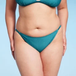 Women's Crochet Overlay Extra Cheeky Bikini Bottom - Wild Fable™ Green -Herday Fashion GUEST caf16eaa 990d 4e95 aee9 e546a644abbc