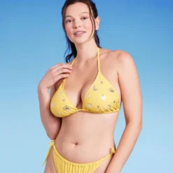 Women's Sequin Detail Triangle Bikini Top - Wild Fable™ Yellow 11 Women's Sequin Detail Triangle Bikini Top - Wild Fable™ Yellow -Herday Fashion GUEST cd600136 4ac3 4d14 b822 560adbf5c194