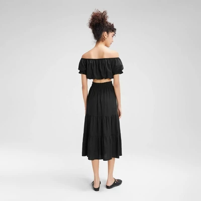 Women's Off-Shoulder Crop Blouse - Wild Fable™ 6 Women's Off-Shoulder Crop Blouse - Wild Fable™ - Image 4