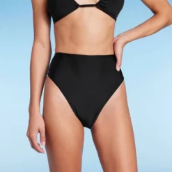 Women's High Leg Cheeky High Waist Bikini Bottom - Wild Fable™ Black 15 Women's High Leg Cheeky High Waist Bikini Bottom - Wild Fable™ Black -Herday Fashion GUEST d19db261 293c 44ff a582 c177a4b5f036