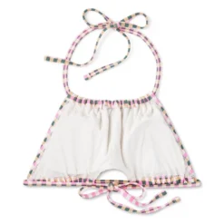 Women's Cut Out High Neck Bikini Top - Wild Fable™ Multi Check Print -Herday Fashion GUEST d4cac5d2 0e34 459b ab29 21ccb8dbd1c6