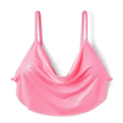 Women's Cowl Neck Longline Bralette Bikini Top - Wild Fable™ Pink Shine -Herday Fashion GUEST d8d0bc54 dfb3 4d21 9215 4527a400291b