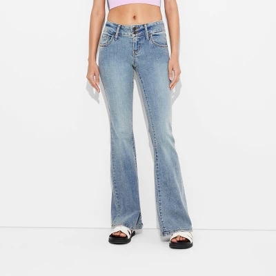 Women's Low-Rise Flare Jeans - Wild Fable™ 3 Women's Low-Rise Flare Jeans - Wild Fable™