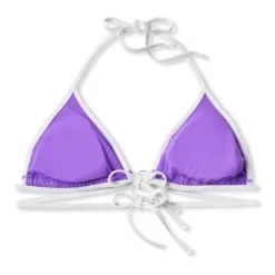 Women's Strappy Ring Front Triangle Bikini Top - Wild Fable™ Purple -Herday Fashion GUEST db3fecda ec34 41d1 88a1 11b9e05662e6