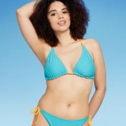 Women's Reversible Triangle Bikini Top - Wild Fable™ -Herday Fashion GUEST dbf711f6 e614 4fb3 877a 100f753027f4