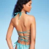 Women's Foil Triangle Bikini Top - Wild Fable™ Teal Green -Herday Fashion GUEST dd566e4c be13 453f 818a 2d8c71ce792a
