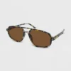 Tortoise Print Aviator Sunglasses - Wild Fable™ Brown -Herday Fashion GUEST e030d4af 735b 429e bb98 6c332b8cae1b