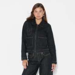 Women's Denim Utility Jacket - Wild Fableā¢