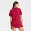 Women's Pointelle Notch Collar Shirt And Shorts Pajama Set - Wild Fable™ -Herday Fashion GUEST e4693637 8956 49bb 81c9 23a758a79e60