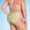 Women's Reversible Side-Tie Extra High Leg Cheeky Bikini Bottom - Wild Fable™ Green Floral Print/Purple Gingham Print 2 Women's Reversible Side-Tie Extra High Leg Cheeky Bikini Bottom - Wild Fable™ Green Floral Print/Purple Gingham Print -Herday Fashion GUEST e5348ff3 9c6b 45ac b4f9 a4744f26d0fe