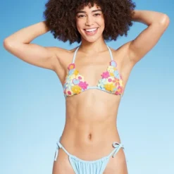 Women's Mixed Icon Crochet Triangle Bikini Top - Wild Fable™ Blue 11 Women's Mixed Icon Crochet Triangle Bikini Top - Wild Fable™ Blue -Herday Fashion GUEST e81548ac 48ef 43e8 bf10 cff1a0d511ef