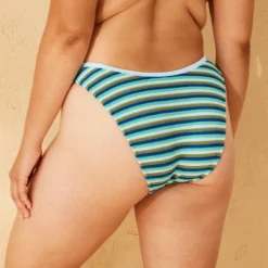 Women's Striped Terry Cloth Mid-Rise Ultra High Leg Super Cheeky Bikini Bottom - Wild Fable™ 9 Women's Striped Terry Cloth Mid-Rise Ultra High Leg Super Cheeky Bikini Bottom - Wild Fable™ -Herday Fashion GUEST e9dc2a2b 4a7d 4d5d a42e 6e031e2753ae