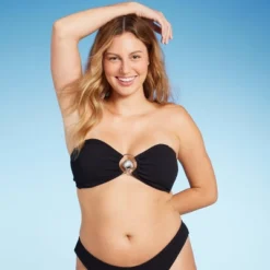 Women's Pucker Textured Center Front Shell Detail Bandeau Bikini Top - Wild Fable™ 13 Women's Pucker Textured Center Front Shell Detail Bandeau Bikini Top - Wild Fable™ -Herday Fashion GUEST ea528eff aa69 47e0 b0c3 3b7c170bd43d