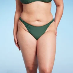 Women's Scrunchie Side Tab Detail Extra High Leg Extra Cheeky Bikini Bottom - Wild Fable™ -Herday Fashion GUEST ef76740f 2c99 495e 9d73 d3b010ea72ab