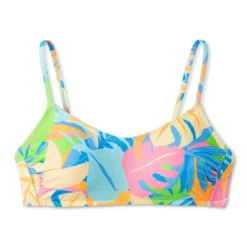 Women's Scoop Neck Bralette Bikini Top - Wild Fable™ Multi Tropical Print 14 Women's Scoop Neck Bralette Bikini Top - Wild Fable™ Multi Tropical Print -Herday Fashion GUEST f4f1abd4 c56b 406d 8a17 c47969a25516