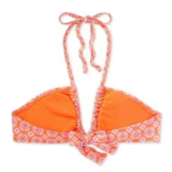 Women's U Bralette Multiway Bikini Top - Wild Fable™ Orange Tile Print -Herday Fashion GUEST f64356bd 9ecf 45e8 bf56 c4acbb8460dc