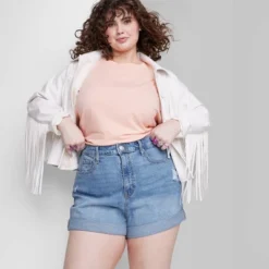 Women's Super-High Rise Rolled Cuff Jean Shorts - Wild Fable™ -Herday Fashion GUEST f6664bc2 743e 40e9 9491 48de8e30e391