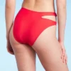 Women's Side Cut Out Mid-Rise High Leg Cheeky Bikini Bottom - Wild Fable™ Red 2 Women's Side Cut Out Mid-Rise High Leg Cheeky Bikini Bottom - Wild Fable™ Red -Herday Fashion GUEST fa4e6bdf 8e34 43bf 9d38 ff876be0500d