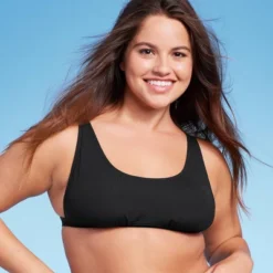 Women's Ribbed Scoop Bralette Bikini Top - Wild Fable™ -Herday Fashion GUEST fc69f0d1 2f17 4647 b1ba d77de4595457