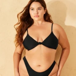 Women's Knot-Front Scoop Bralette Bikini Top - Wild Fable™ -Herday Fashion GUEST fe4245cb 6b8e 4dbe aa48 b7b943152511